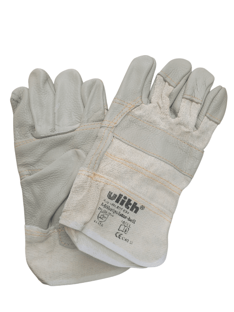 Arbeitshandschuhe Leder Bauhandschuhe ULITH Titanium Gr. 10/XL Möbelleder