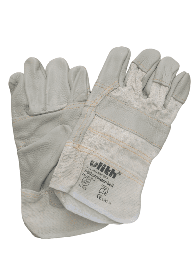 Arbeitshandschuhe Leder Bauhandschuhe ULITH Titanium Gr. 10/XL Möbelleder