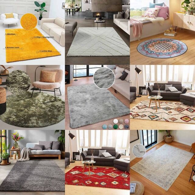 18 € pro Teppich ab 25 Stk – Für Zuhause, Büro, Geschäft & Gastro, viele Designs, Größen & Farben, lagernd in DE, sofort versandbereit