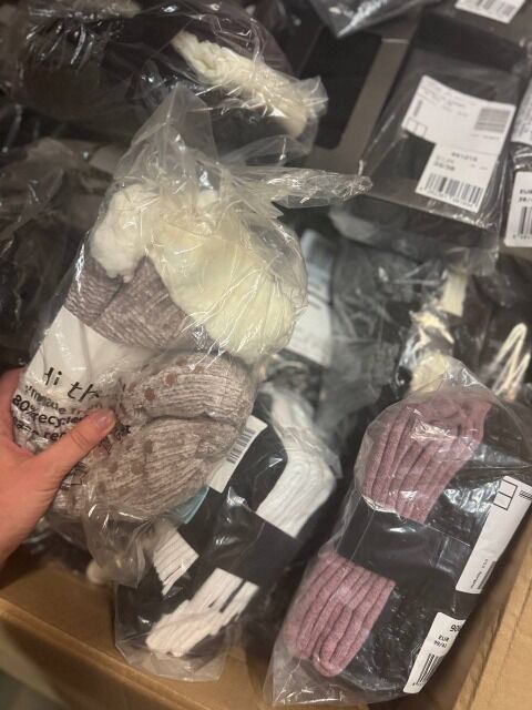 1,95 € pro Packung – Socken-Mix aus Deutschland, Kategorie A, 2–4 Paar, Herren & Damen, Wintermodelle, ab 100 Stück, sofort lieferbar