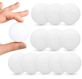 Wandpuffer, Gummistopper, Türstopper- selbstklebend - 12er- Set weiß, Ø 4 cm