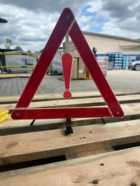 Warndreieck Auto rot - Pannendreieck – Unfallhilfe KFZ Sicherheitsdreieck