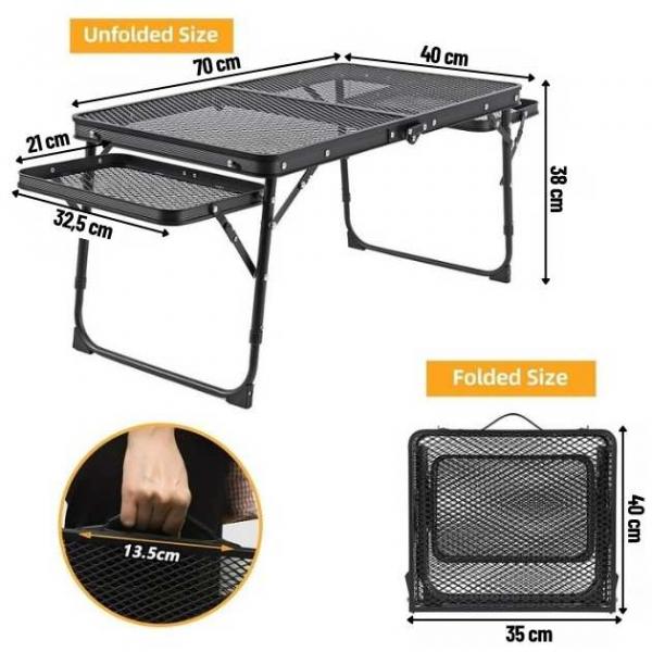 CampMax™ Faltbarer Mesh-Tisch für draußen