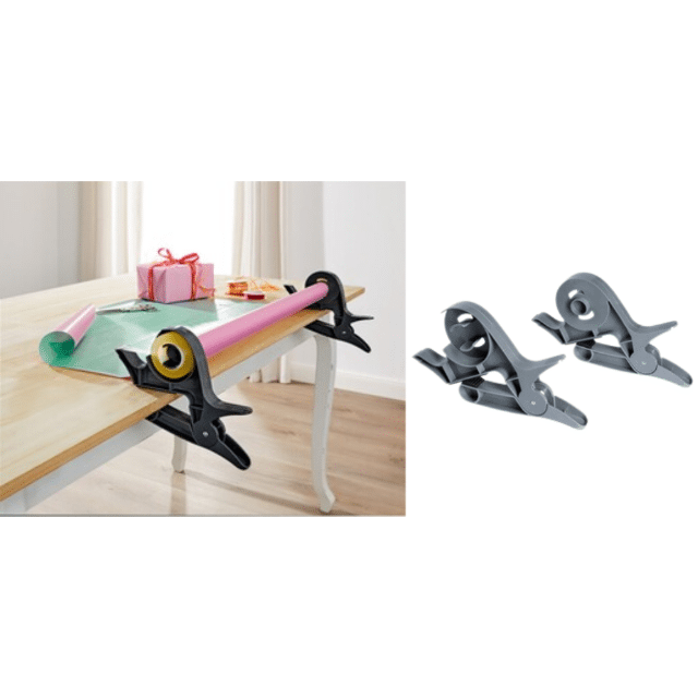 Geschenkpapier Klammern Clips Befestigung Spangen Verpackung Bastelbedarf DIY Restposten