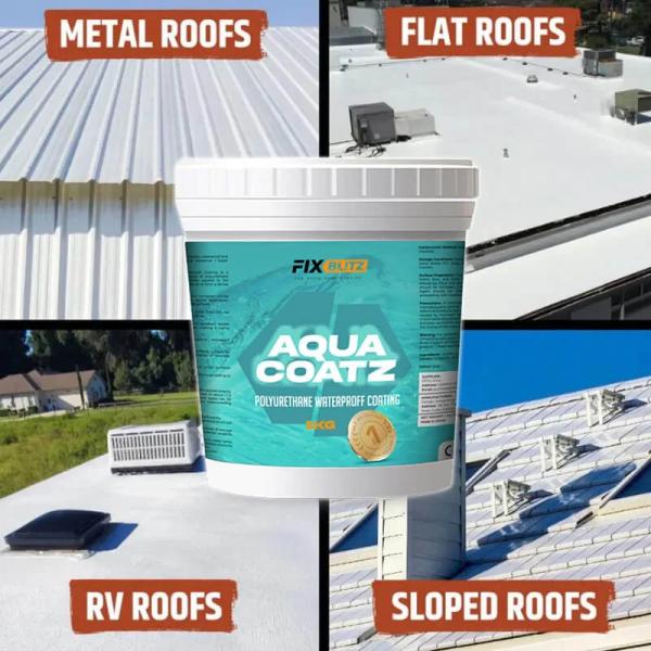 Wasserdichte Acryl-Polyurethan-Beschichtung AquaCoatz™ (1 kg)