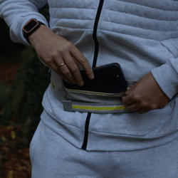 Gürteltasche mit heller LED-Beleuchtung perfekt zum Joggen, Gassi gehen etc. 