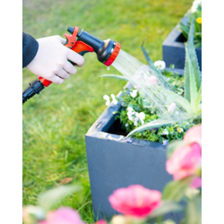 Stretch-Gartenschlauch mit Halterung 22,5m