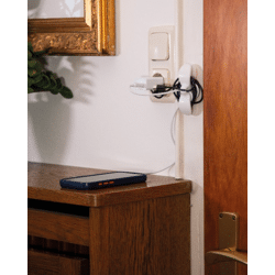 10er-Set Kabelorganizer Schmetterling Weiß