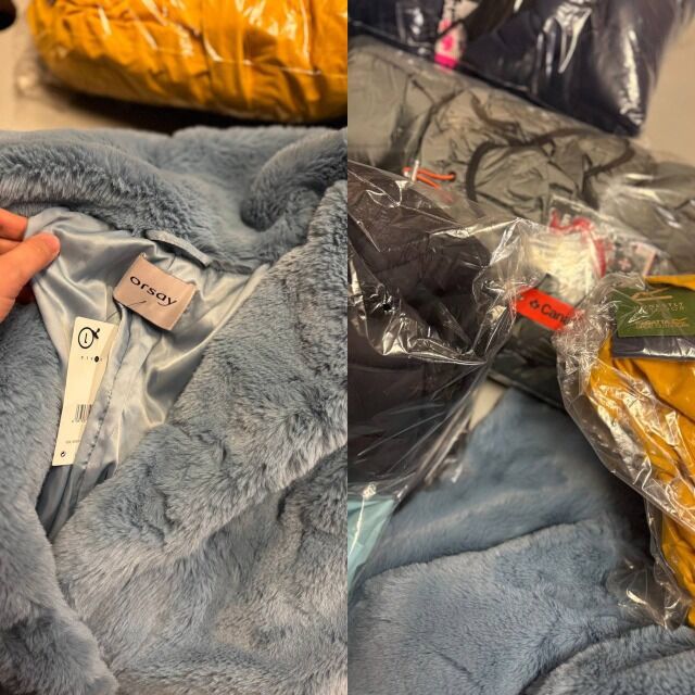 20€ ab 200 Stk: Winterjacken Herren & Damen, Parkas, Daunen, Mäntel, Größen 38–54, Top-Marken Tommy Hilfiger, Jack Wolfskin, Levi’s