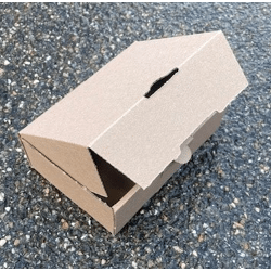 Maxibriefkarton E-Welle braun 160x110x50mm  