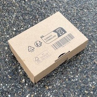 Maxibriefkarton E-Welle braun 180x130x45mm  