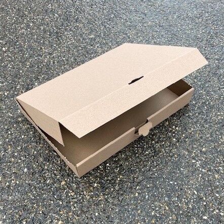 Maxibriefkarton E-Welle braun 350x250x50mm 