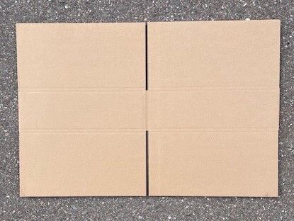 Versandkarton 2-wellig  Innenmaße LxBxH 340x340x100mm 