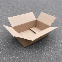 Versandkarton 2-wellig  Innenmaße LxBxH 430x280x120mm 