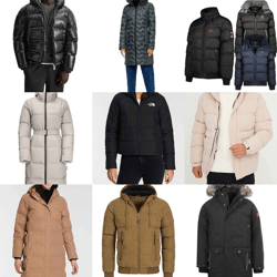 ab 20 € Wintermarkenjacken Mix Herren & Damen, Parkas, Daunenjacken, Mäntel, Größen 38–54, Original-Stock deutscher Marken