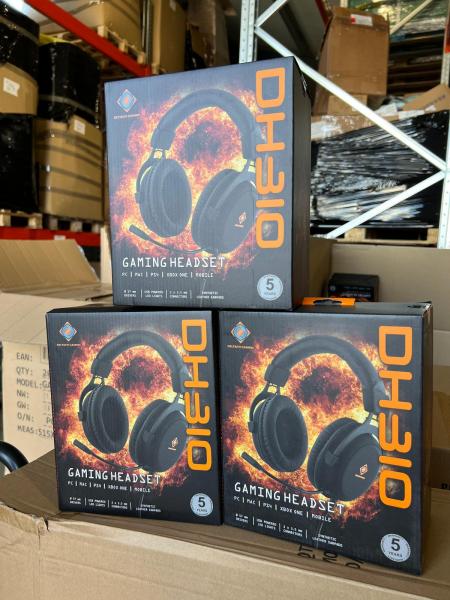 Gaming Headset mit LED-Beleuchtung Kopfhörer, Mikrofon, USB und Lautstärkeregler