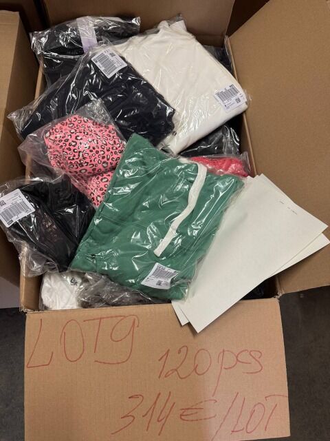 314 € Sommermix Markenbekleidung Damen & Herren, Lot 9 mit 120 Stk, nur 2,62 € pro Teil, Kundenrücksendungen, gemischte Größen