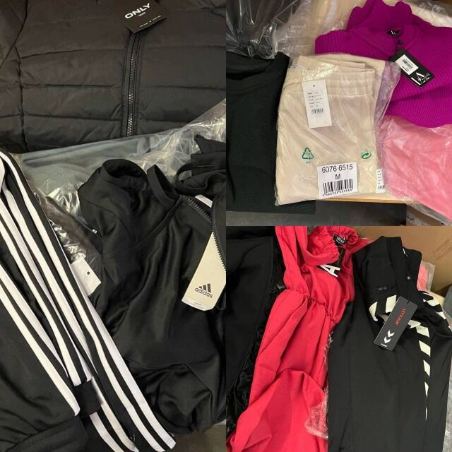 7,70 € / Stk. LOT Nr.1 Winter-Bestand Markenbekleidung Mix A/B Herren & Damen, Retouren, Boxen mit Top-Marken wie Nike, Adidas