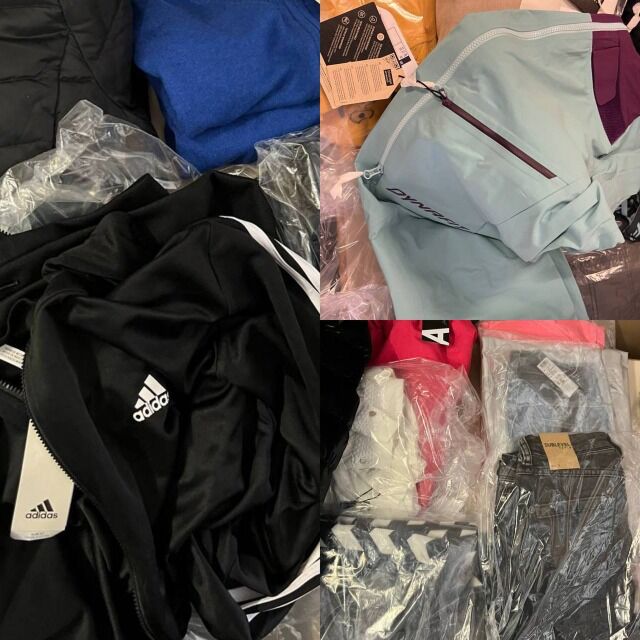 7,70 € / Stk. LOT Nr.1 Winter-Bestand Markenbekleidung Mix A/B Herren & Damen, Retouren, Boxen mit Top-Marken wie Nike, Adidas