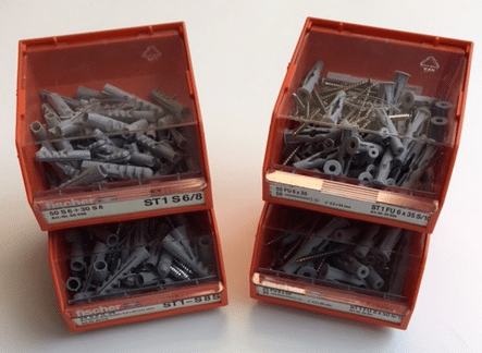 Fischer Stapelbox Schrauben und Dübel