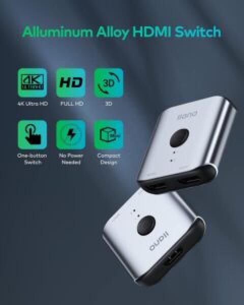 HDMI-Splitter-Schalter – 4K @ 60Hz (Neuware, Deutschland-Lager)