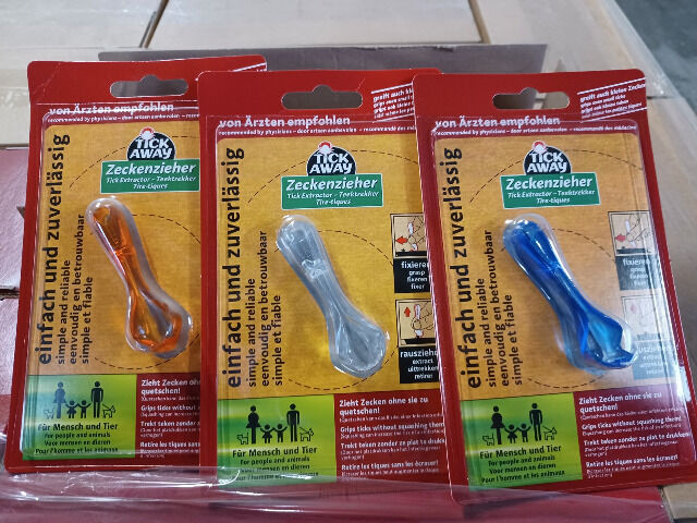 Sonderposten 20 Paletten mit Zeckenzieher