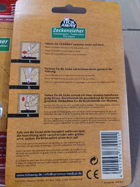 Sonderposten 20 Paletten mit Zeckenzieher