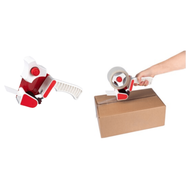 Paketbandabroller Klebebandabroller Klebebandroller Paketroller Paketbandgerät Halter Verpackung Klebeband Packzubehör Restposten