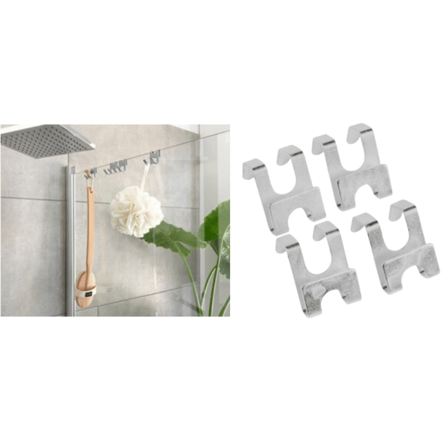 Duschkabinen Haken Duschhaken Duschwand Handtuchhaken Bad Duschzubehör Handtuchhalter Organizer Aufhänger Restposten