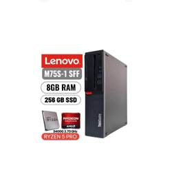 Lenovo ThinkCentre M75s-1 Ryzen 5 PRO 3400G 3.70Ghz 8GB DDR4 256GB SSD Ohne Win