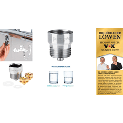 Puregreen Wassersparer Wasserhahn Einsatz Wassersparsystem Bad Küche Sparregler Sparaufsatz Restposten