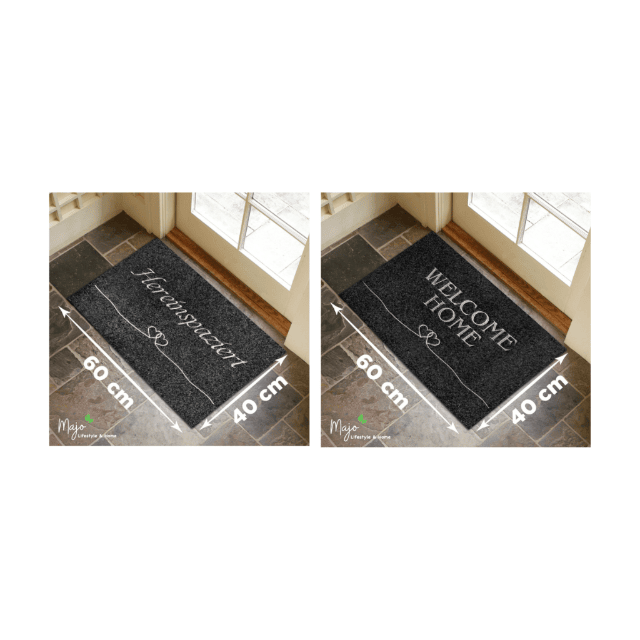 Majo Lifestyle und Home® Fußmatten Türmatte Schmutzfangmatte Fußabtreter Türvorleger rutschfest robust Indoor Outdoor Restposten Mix