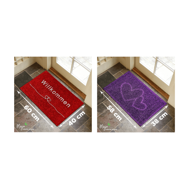 Majo Lifestyle und Home® Fußmatten Türmatte Schmutzfangmatte Fußabtreter Türvorleger rutschfest robust Indoor Outdoor Restposten Mix