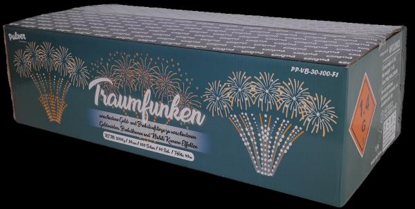 Traumfunken, 100-Schuss MEGA Verbund Feuerwerk