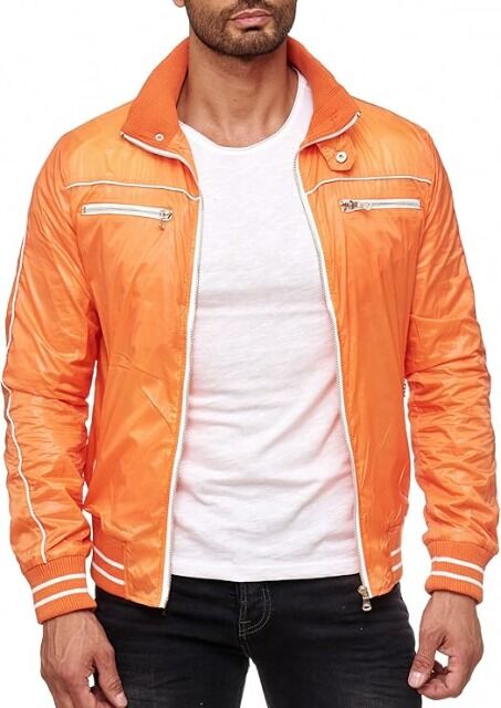 C-7211 ORANGE HERREN JACKET