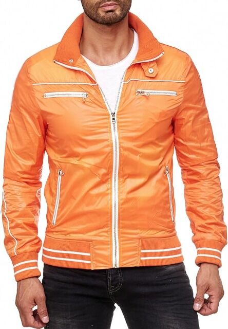C-7211 ORANGE HERREN JACKET