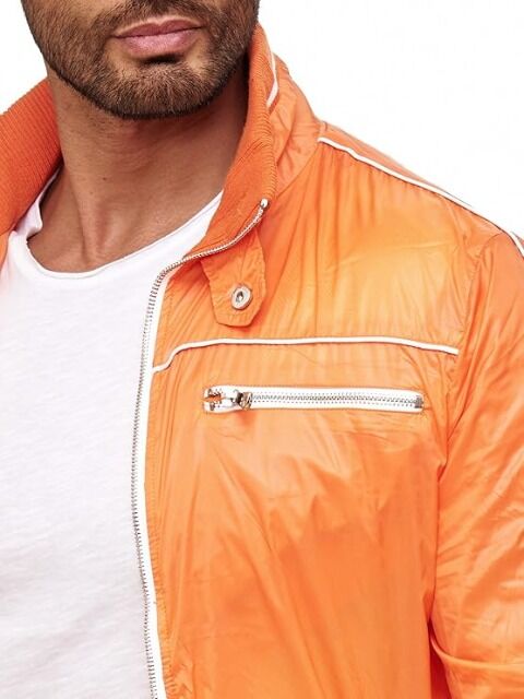 C-7211 ORANGE HERREN JACKET
