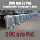 33 Pal. Nagelbahnen Dachpappe v13, R333, R555 2. Wahl