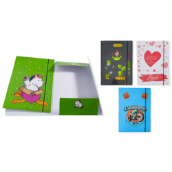 Sammelmappe mit Gummiband A4, FSC Mix 70%