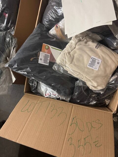 355 € für 50 Stück Markenbekleidung Mix Damen & Herren, Top-Marken wie Nike, Adidas, Tommy Hilfiger, Levi’s, Hugo Boss, Guess