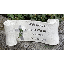 Grabschmuck Spruchband 