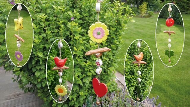 Ceramic wind chimes, high quality finish