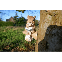 Solarlicht Eichhörnchen mit Buch