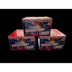 Booster 500, 70-Schuss Batterie Feuerwerk