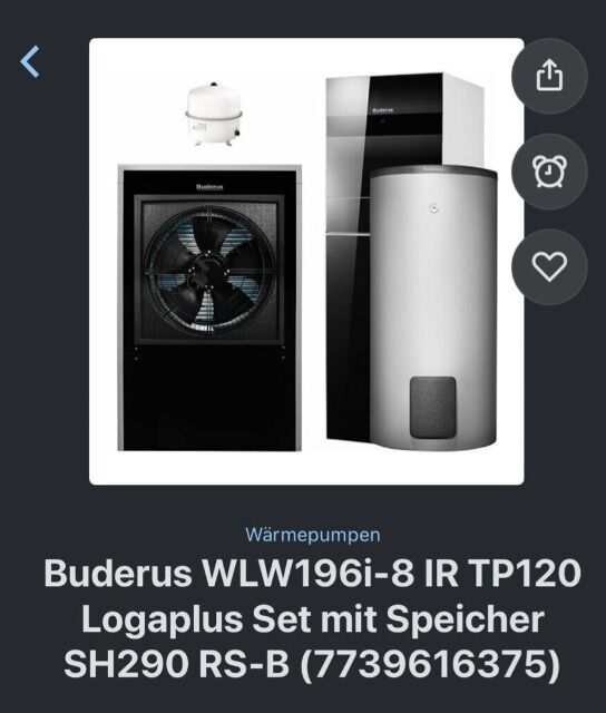 Wärmepumpe mit seat 