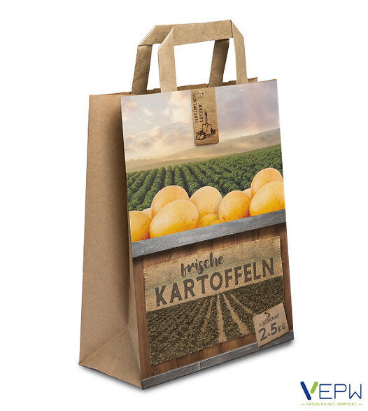 Kartoffeltragetaschen Papiertasche | Kartoffeltüte | Papiertüte | 2,5kg