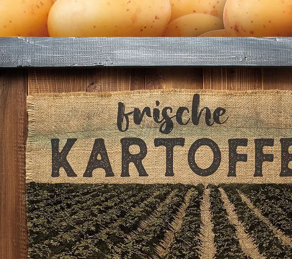 Kartoffeltragetaschen Papiertasche | Kartoffeltüte | Papiertüte | 2,5kg