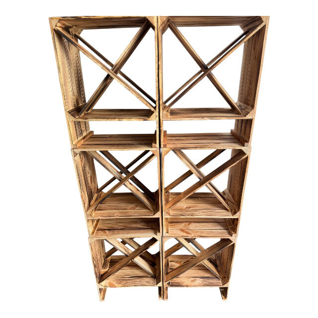 Insolvenzposten mit 540 dekorativen Holzkisten inkl. Domain Kistenkoenig.de