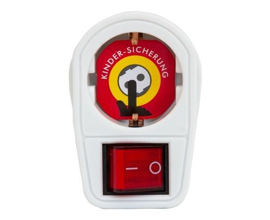 ARCAS 1-fach Zwischenstecker mit Schalter