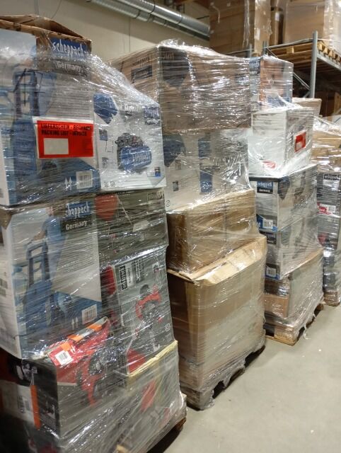 Scheppach Elektrowerkzeugpaletten - Retouren